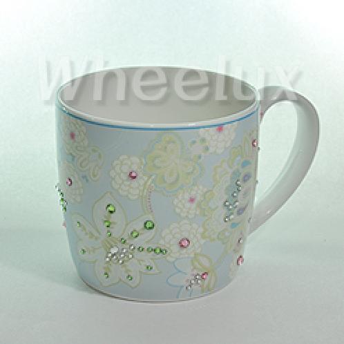 Crystal Blooming Blue Cup